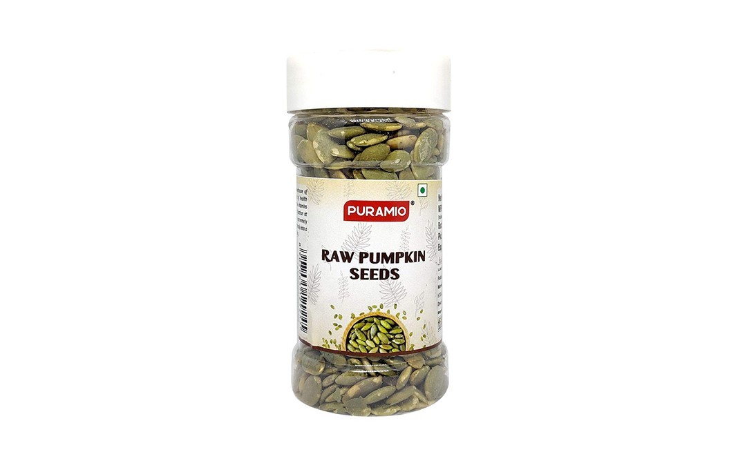 Puramio Raw Pumpkin Seeds    Plastic Bottle  125 grams